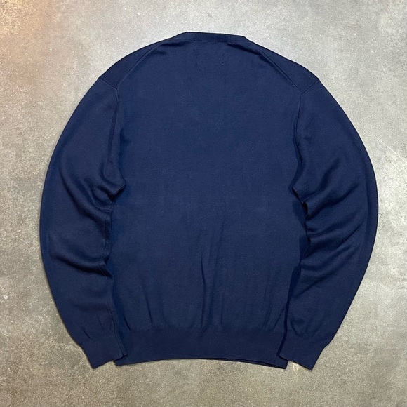 Vintage Polo Ralph Lauren Cotton V Neck Pullover Sweater - Picture 3 of 8